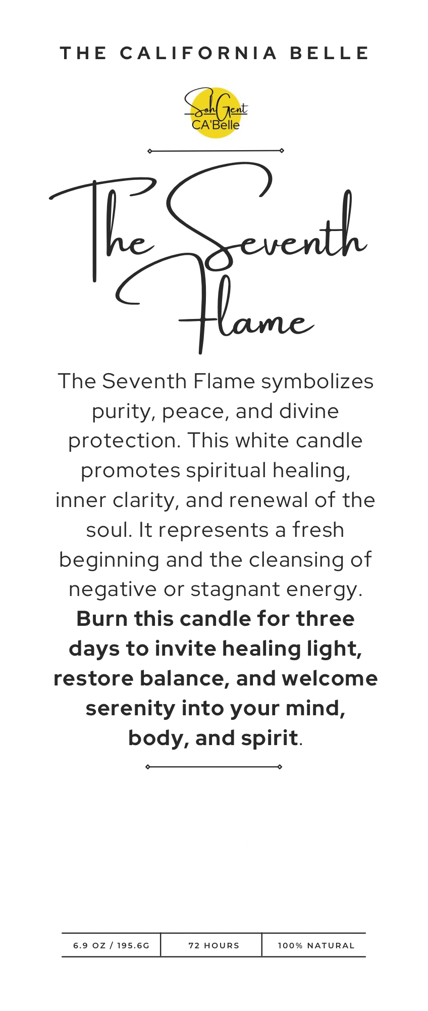 The Seventh Flame – White Candle