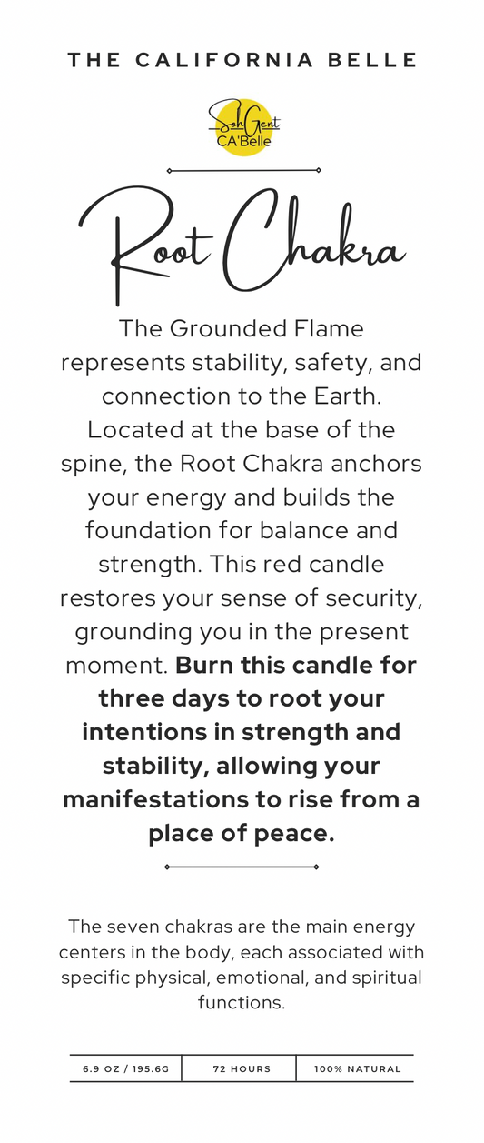 Root Chakra - Red Candle