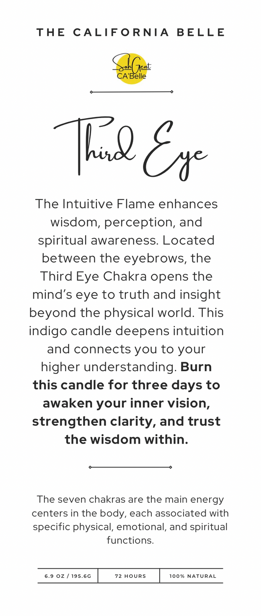 Third Eye Chakra – Indigo Candle