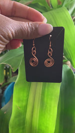 Load and play video in Gallery viewer, Treble Clef Earrings
