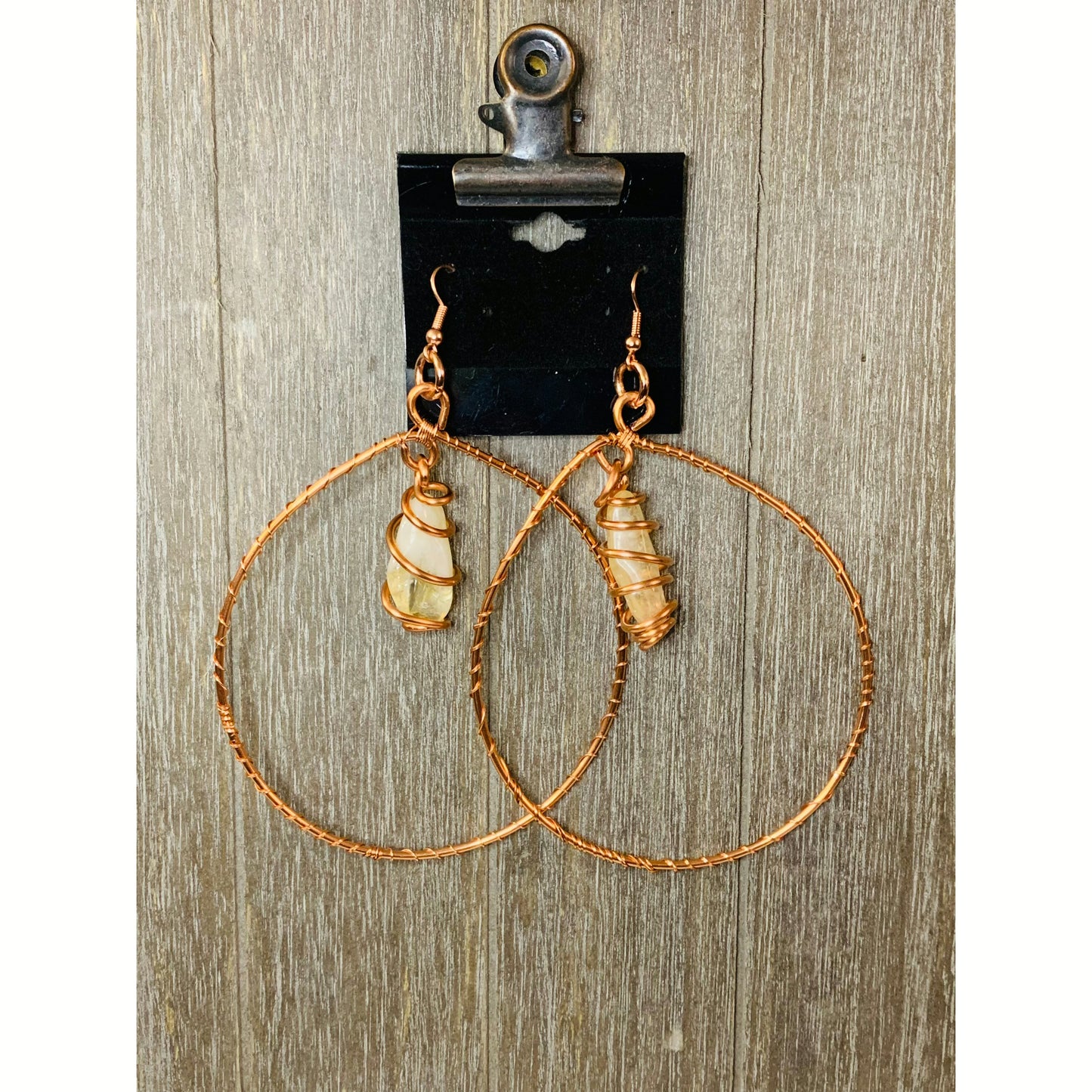 Crystal Hoops