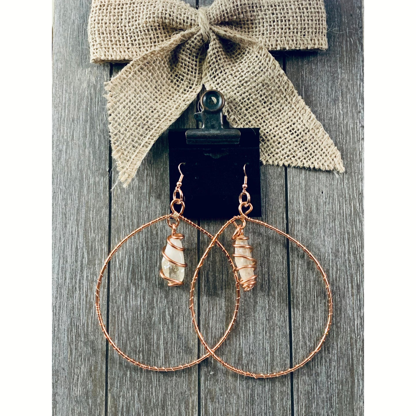Crystal Hoops