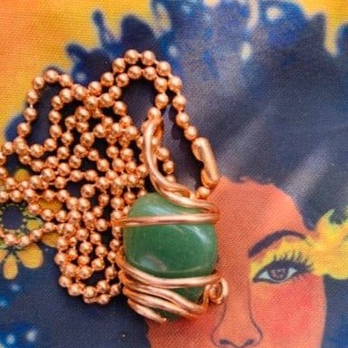SohGent CA’Belle Pendant Green Aventurine Green Aventurine