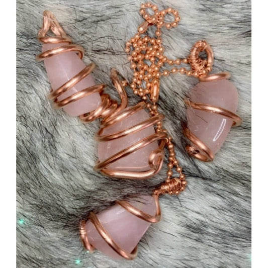 SohGent CA’Belle Pendant Rose Quartz Rose Quartz